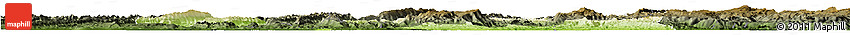 Physical Horizon Map of Ba Xian, darken