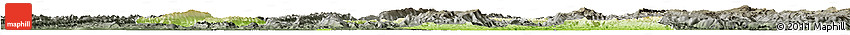 Physical Horizon Map of Ba Xian, darken, semi-desaturated