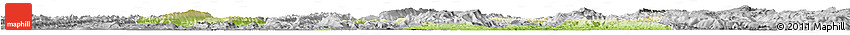 Physical Horizon Map of Ba Xian, desaturated