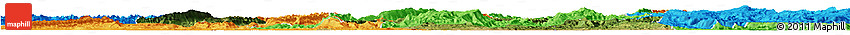 Satellite Horizon Map of Ba Xian, political outside