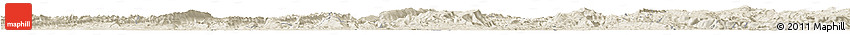 Shaded Relief Horizon Map of Ba Xian