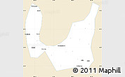 Classic Style Simple Map of Ba Xian, single color outside