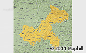 Savanna Style Map of Chongqing