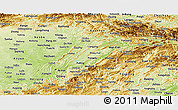Physical Panoramic Map of Chongqing