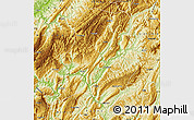 Physical Map of Pengshui