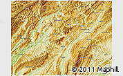 Physical 3D Map of Qianjiang