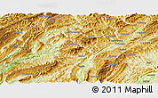 Physical Panoramic Map of Qianjiang