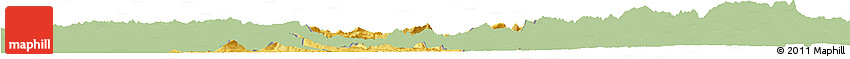 Savanna Style Horizon Map of Qijiang, single color outside