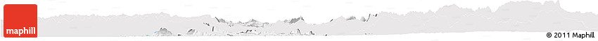 Silver Style Horizon Map of Qijiang, single color outside
