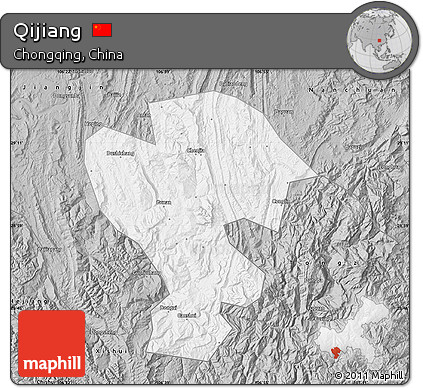 Gray Map of Qijiang