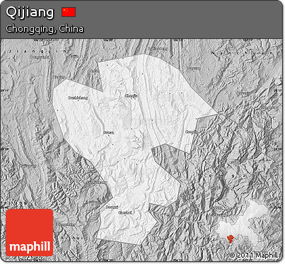 Gray Map of Qijiang