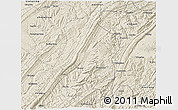 Shaded Relief 3D Map of Shizhu