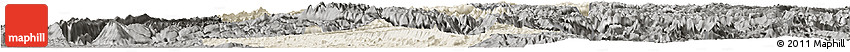 Shaded Relief Horizon Map of Shizhu, darken, semi-desaturated Shaded Relief Horizon Map of Shizhu, darken, semi-desaturated