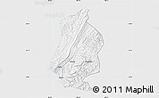 Silver Style Map of Shizhu, single color outside