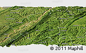 Satellite Panoramic Map of Shizhu