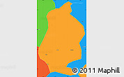 Political Simple Map of Shizhu