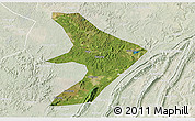 Satellite 3D Map of Tongliang, lighten