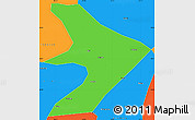 Political Simple Map of Tongliang