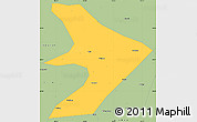 Savanna Style Simple Map of Tongliang