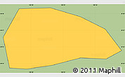 Savanna Style Simple Map of Wanxian Shi, cropped outside
