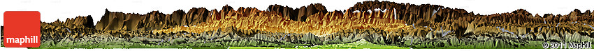 Physical Horizon Map of Yunyang, darken Physical Horizon Map of Yunyang, darken