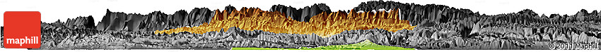 Physical Horizon Map of Yunyang, darken, desaturated Physical Horizon Map of Yunyang, darken, desaturated