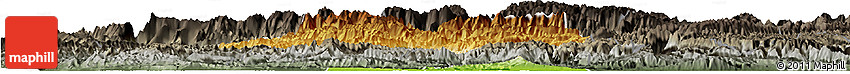 Physical Horizon Map of Yunyang, darken, semi-desaturated Physical Horizon Map of Yunyang, darken, semi-desaturated