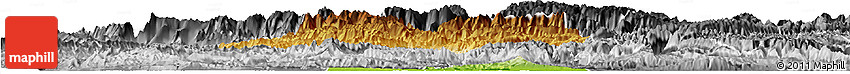 Physical Horizon Map of Yunyang, desaturated Physical Horizon Map of Yunyang, desaturated