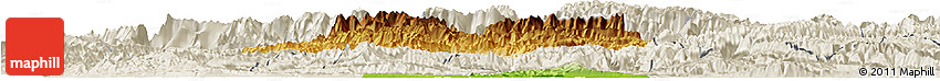Physical Horizon Map of Yunyang, shaded relief outside Physical Horizon Map of Yunyang, shaded relief outside