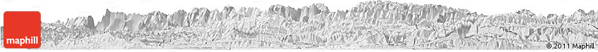 Silver Style Horizon Map of Yunyang Silver Style Horizon Map of Yunyang