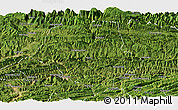 Satellite Panoramic Map of Yunyang