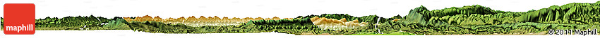 Physical Horizon Map of Zhong Xian, satellite outside