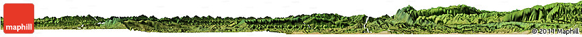 Satellite Horizon Map of Zhong Xian