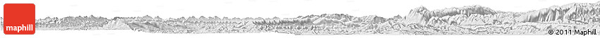Silver Style Horizon Map of Zhong Xian
