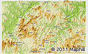 Physical 3D Map of Datian