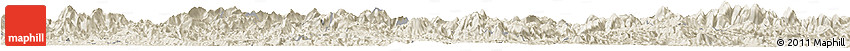 Shaded Relief Horizon Map of Datian