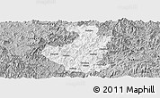 Gray Panoramic Map of Datian