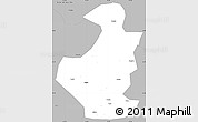 Gray Simple Map of Datian