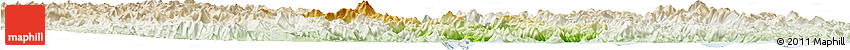 Physical Horizon Map of Fuan, lighten Physical Horizon Map of Fuan, lighten