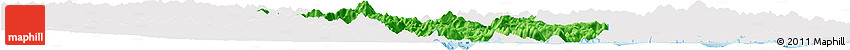 Political Horizon Map of Fuan, single color outside Political Horizon Map of Fuan, single color outside