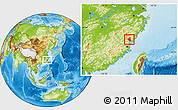 Physical Location Map of Fuan