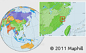 Political Location Map of Fuan