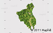 Satellite Map of Fuan, cropped outside