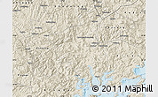Shaded Relief Map of Fuan
