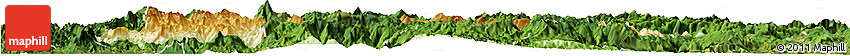 Physical Horizon Map of Gutian, satellite outside Physical Horizon Map of Gutian, satellite outside