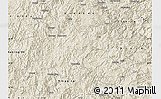 Shaded Relief Map of Gutian