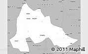 Gray Simple Map of Gutian