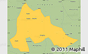 Savanna Style Simple Map of Gutian