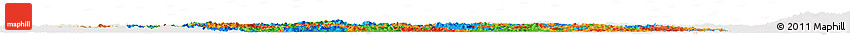 Political Horizon Map of Fujian, cropped outside