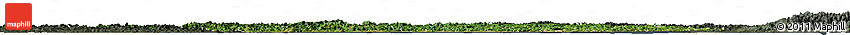 Satellite Horizon Map of Fujian, darken, semi-desaturated
